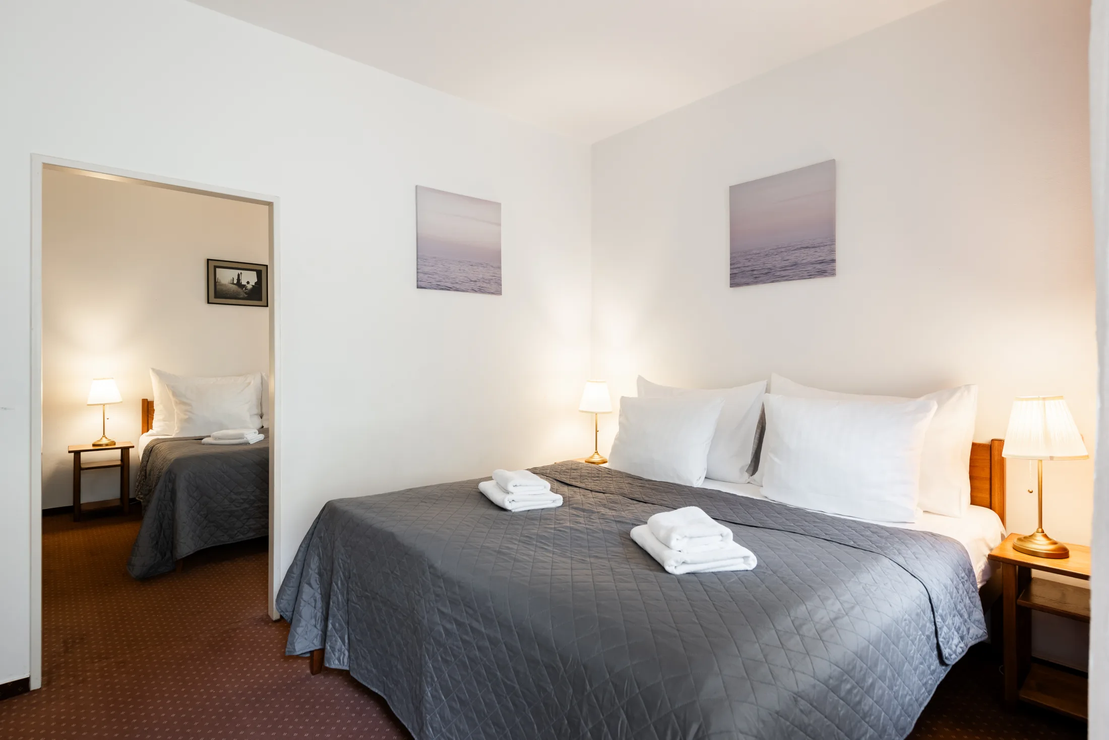 Apartmán se dvěma ložnicemi a balkonem